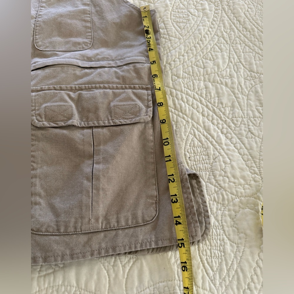 TravelSmith Utility Safari Vest | Cotton Fishing Photographer Vest Size S - Picture 10 of 11